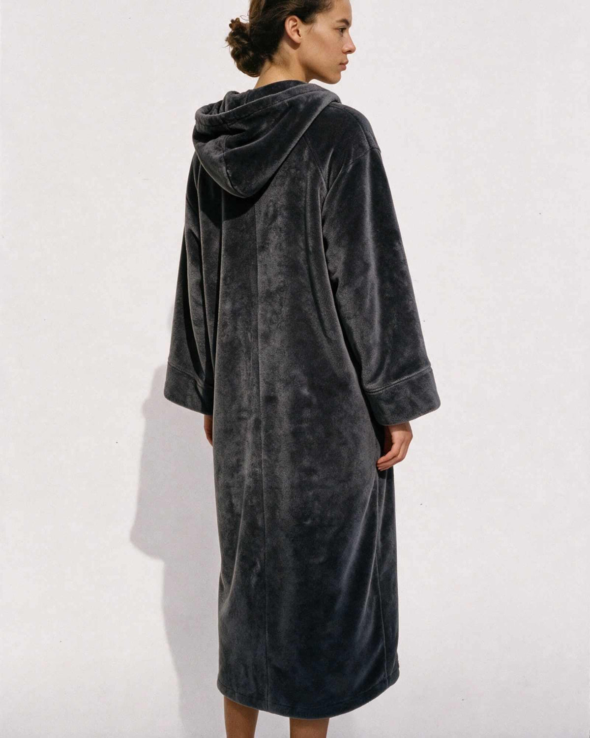 Manteau Peignoir à Zip