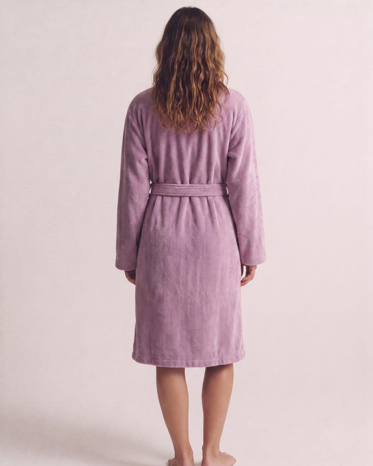 Peignoir Court Éponge Femme
