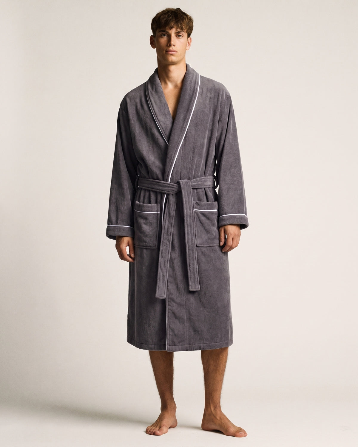 Peignoir de Bain Homme Gris