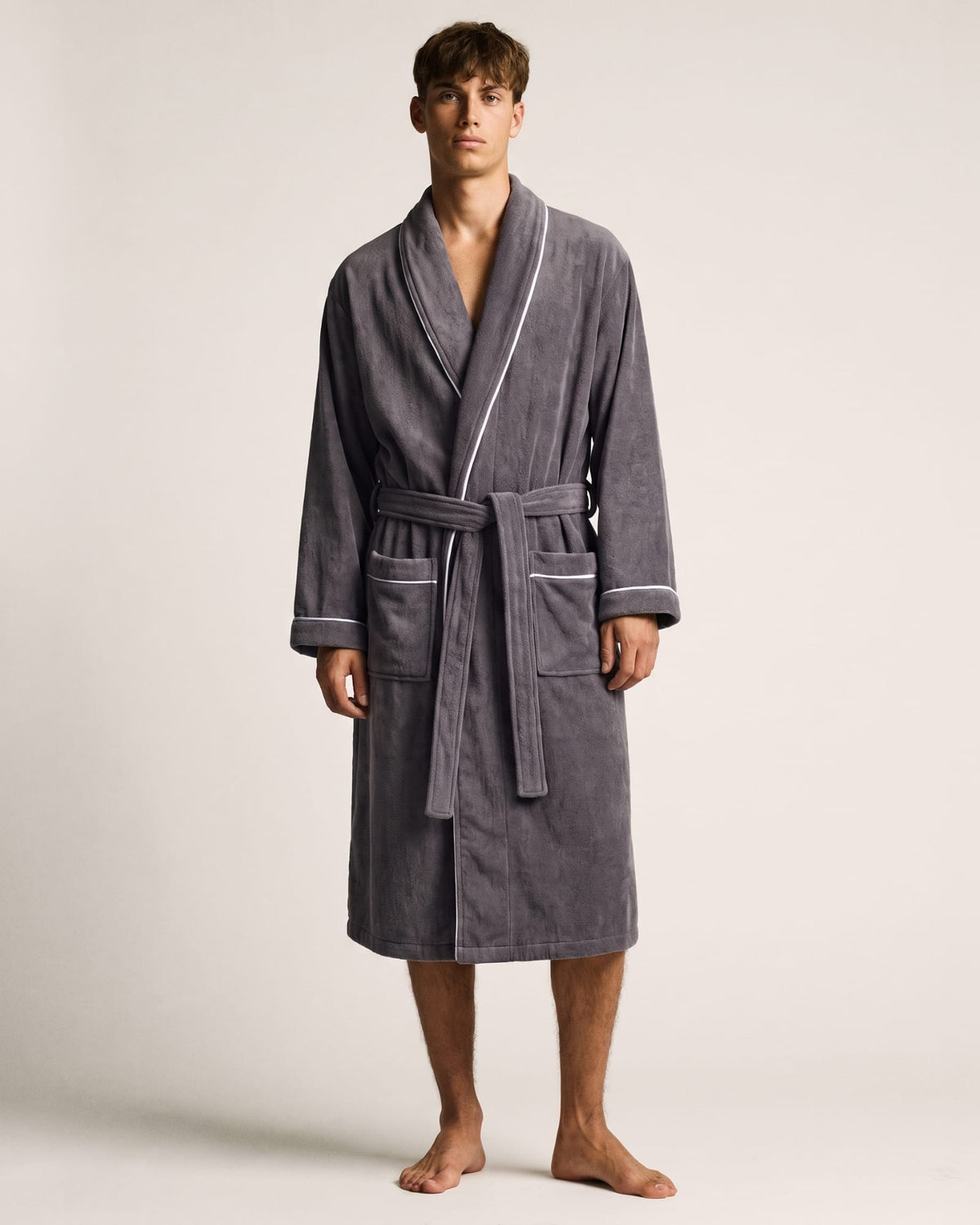 Peignoir de Bain Homme Gris