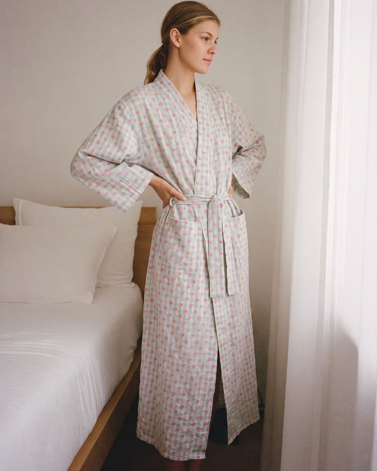 Peignoir de Chambre Femme Coton