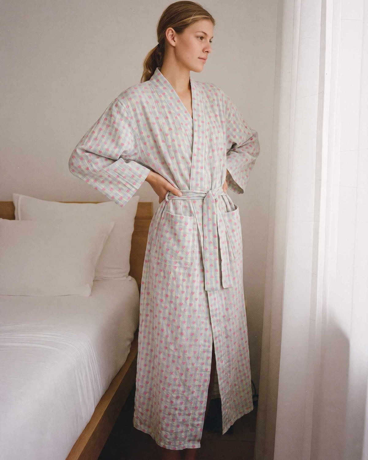 Peignoir de Chambre Femme Coton
