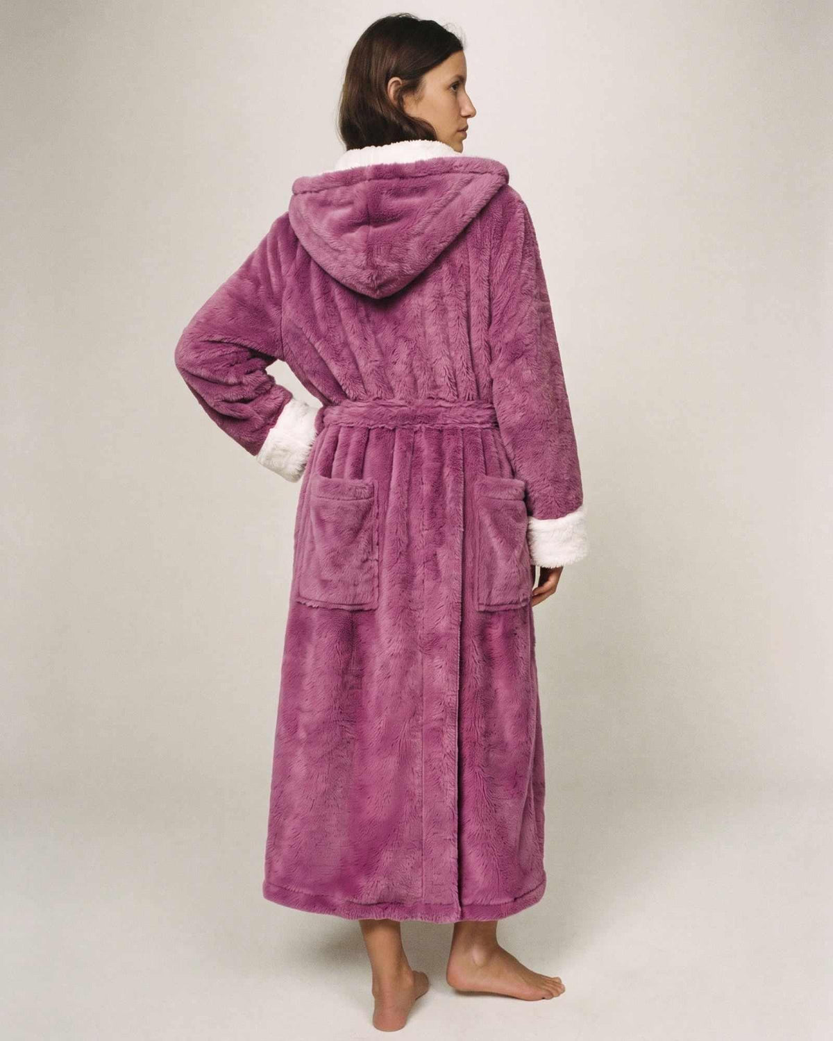 Peignoir Femme Capuche Doux