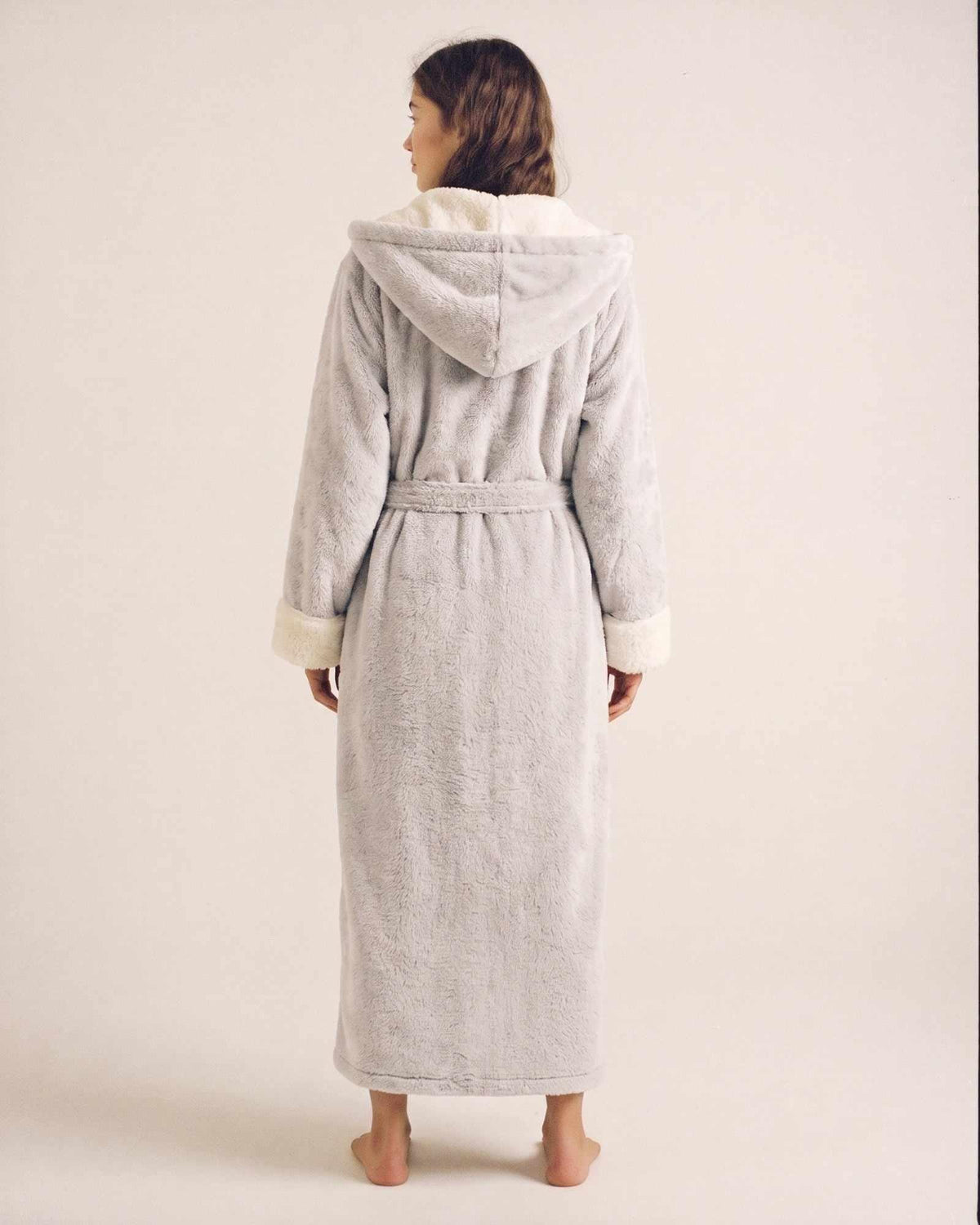 Peignoir Femme Chaud à Capuche