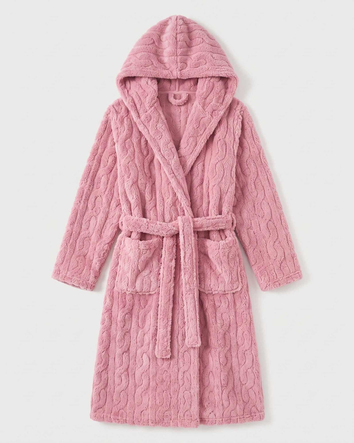 Peignoir Femme Polaire Rose