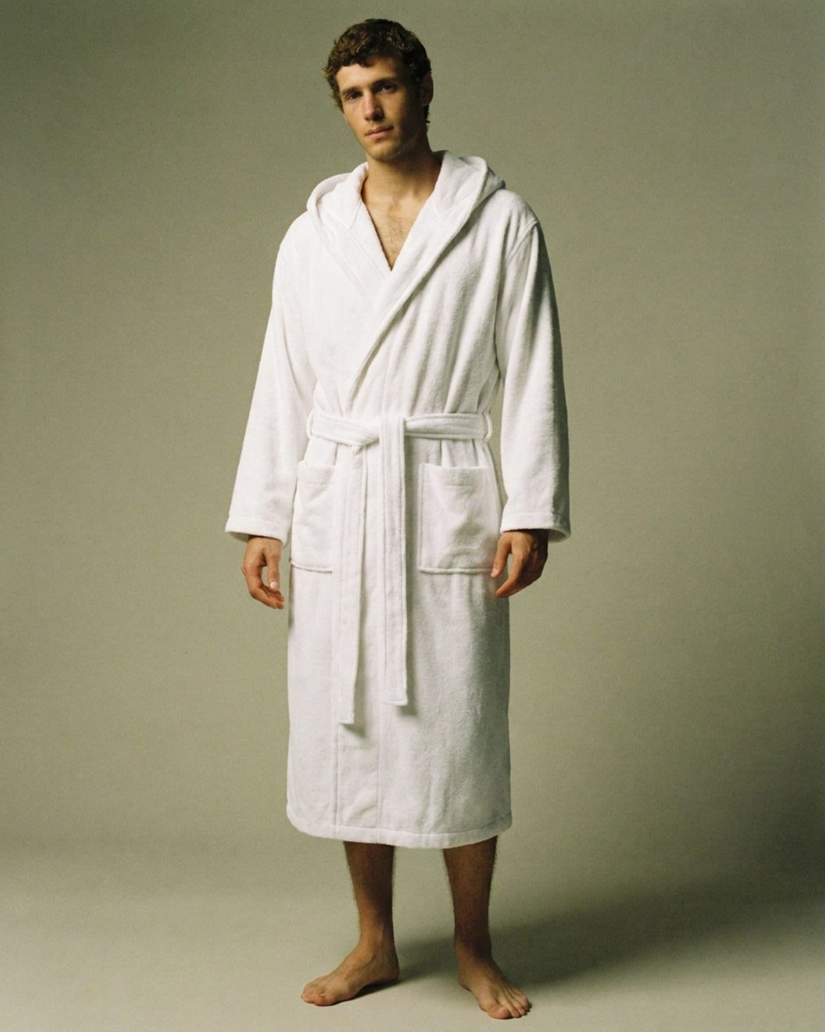 Peignoir Homme Blanc