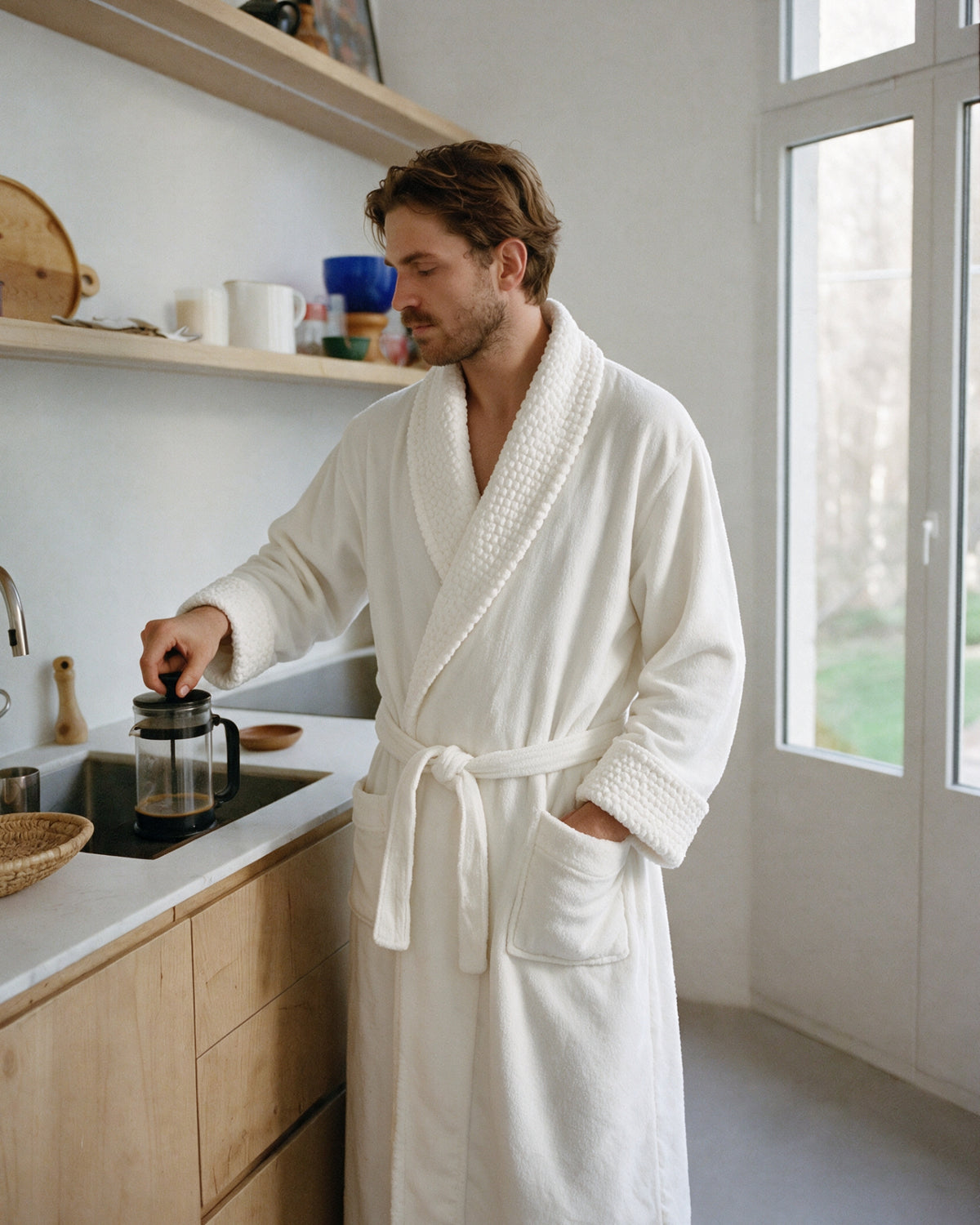 Peignoir Homme Doux et Chaud