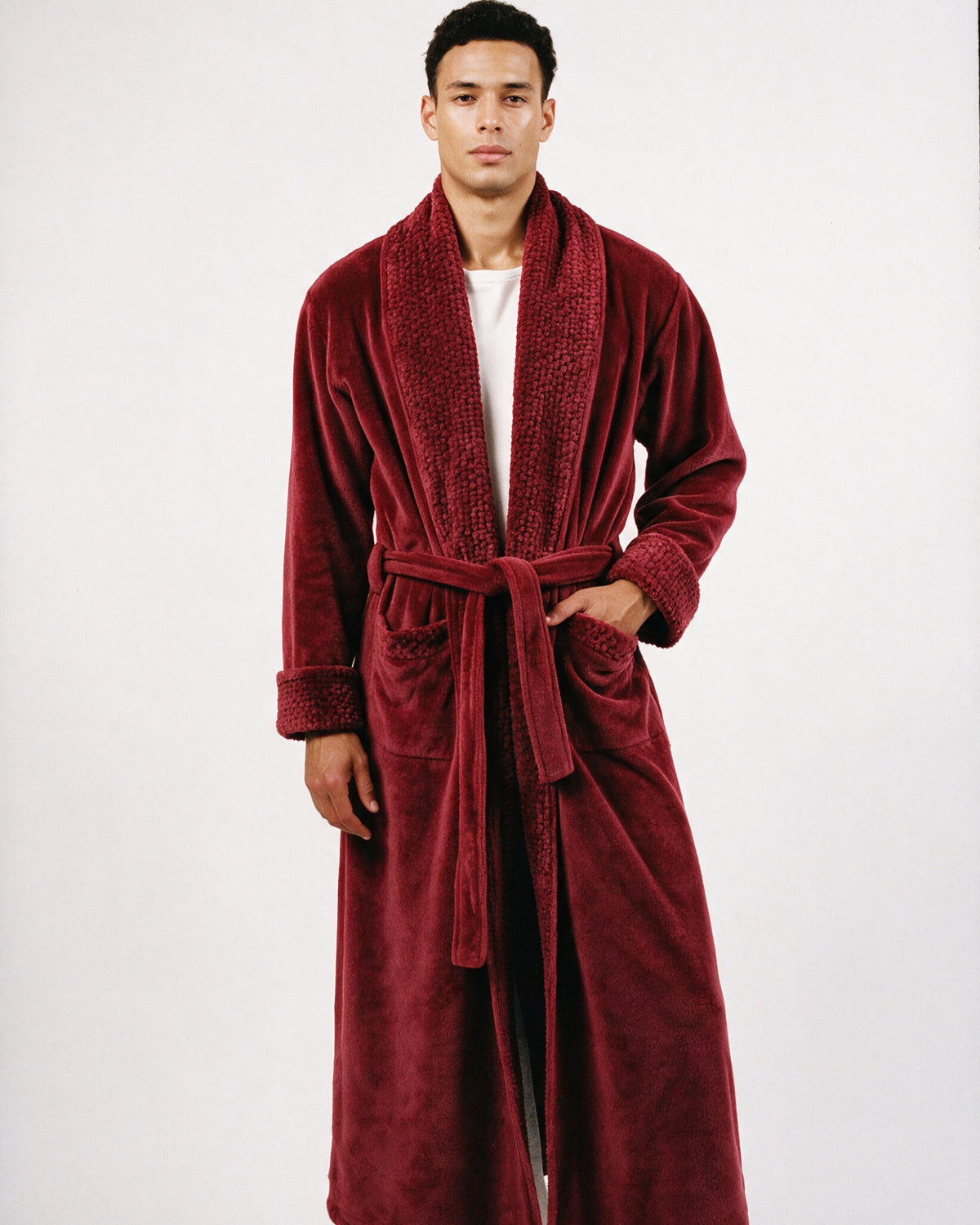 Peignoir Homme Polaire Long