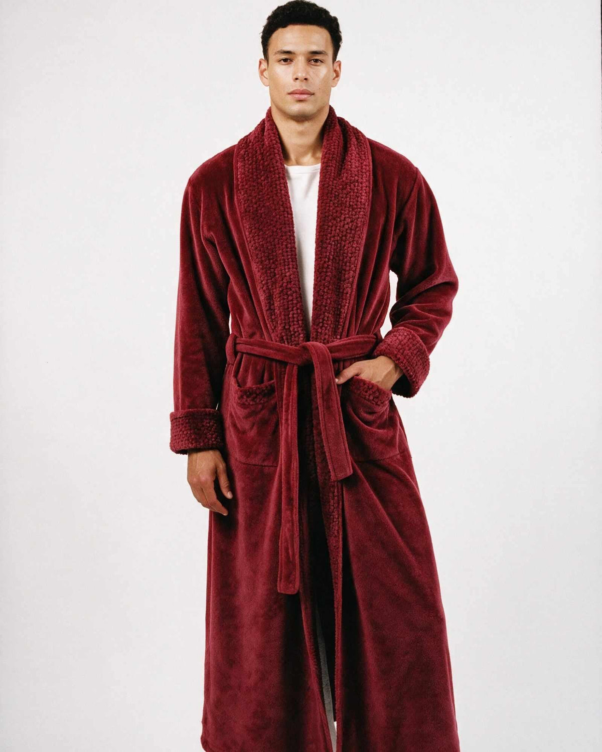 Peignoir Homme Polaire Long