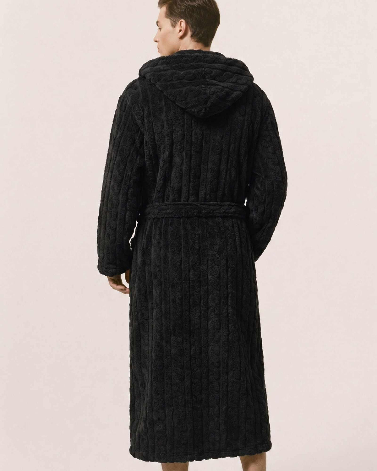 Peignoir Homme Polaire Noir
