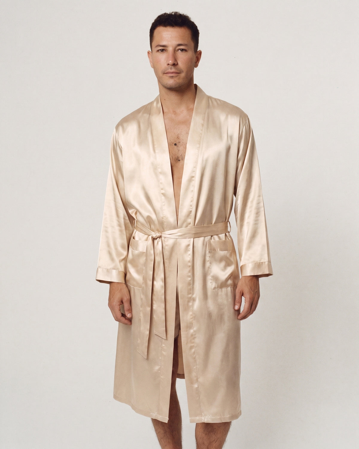 Peignoir Kimono Homme Satin
