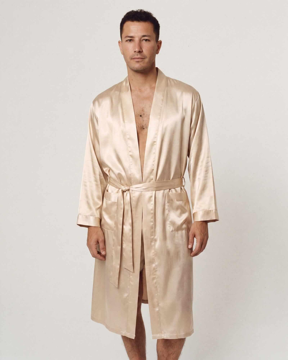 Peignoir Kimono Homme Satin