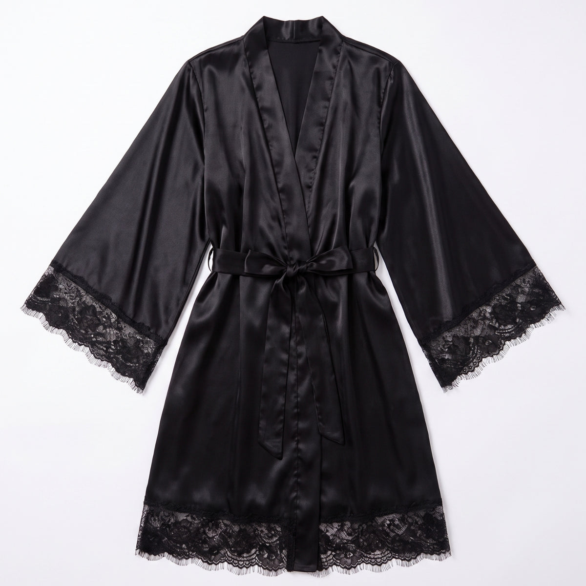 Peignoir-Kimono Satin Femme