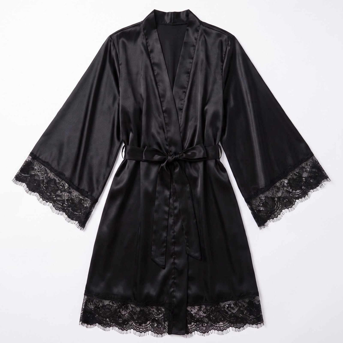 Peignoir-Kimono Satin Femme