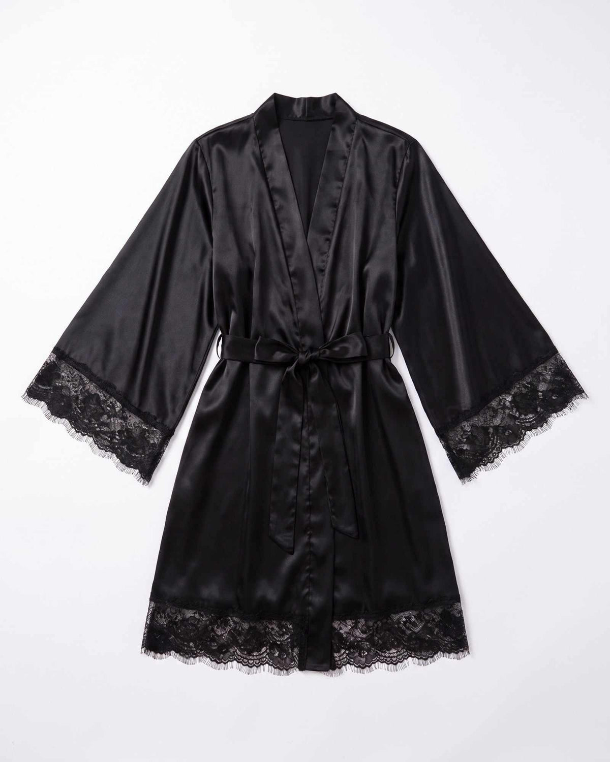 Peignoir-Kimono Satin Femme