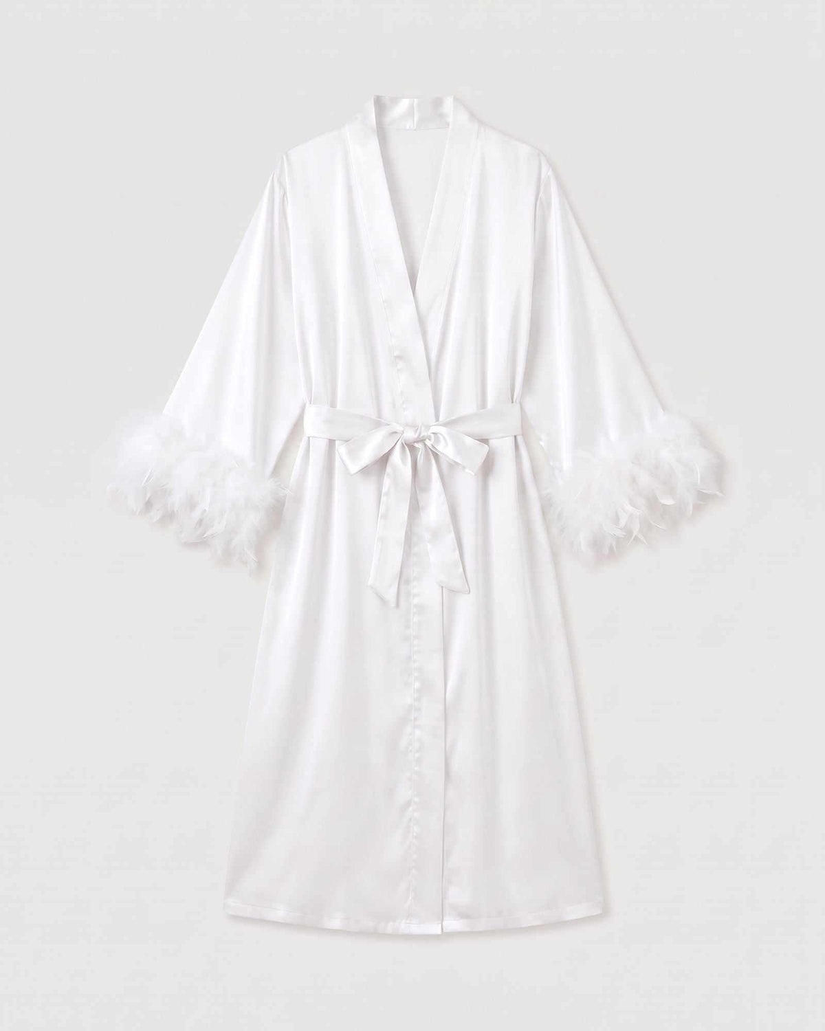 Peignoir Mariée Plume