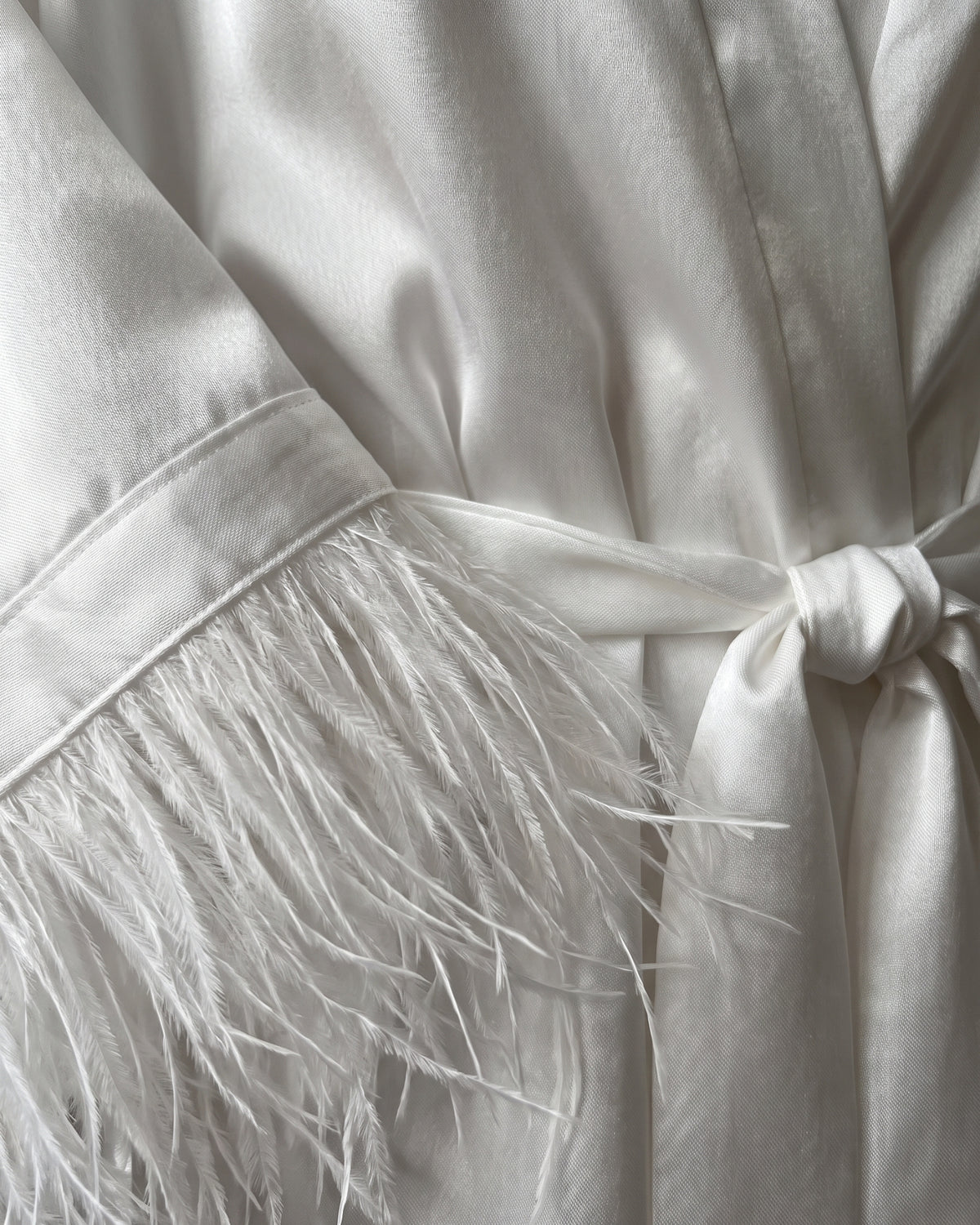 Peignoir Plume Femme
