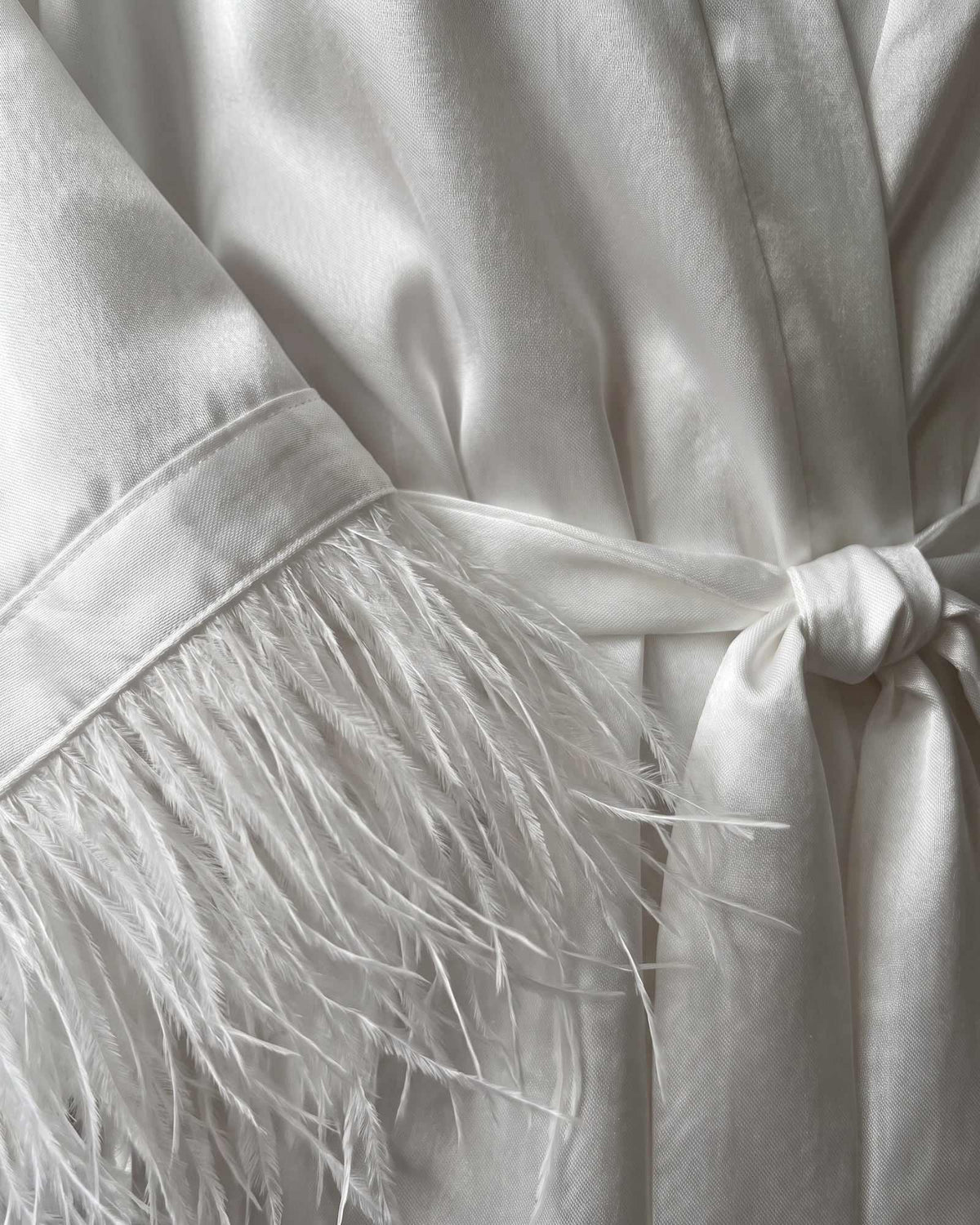 Peignoir Plume Femme