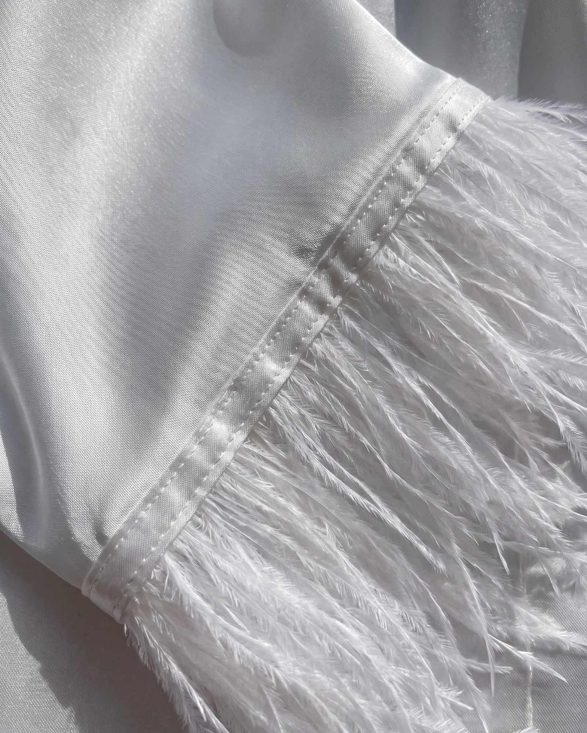 Peignoir Plume Femme