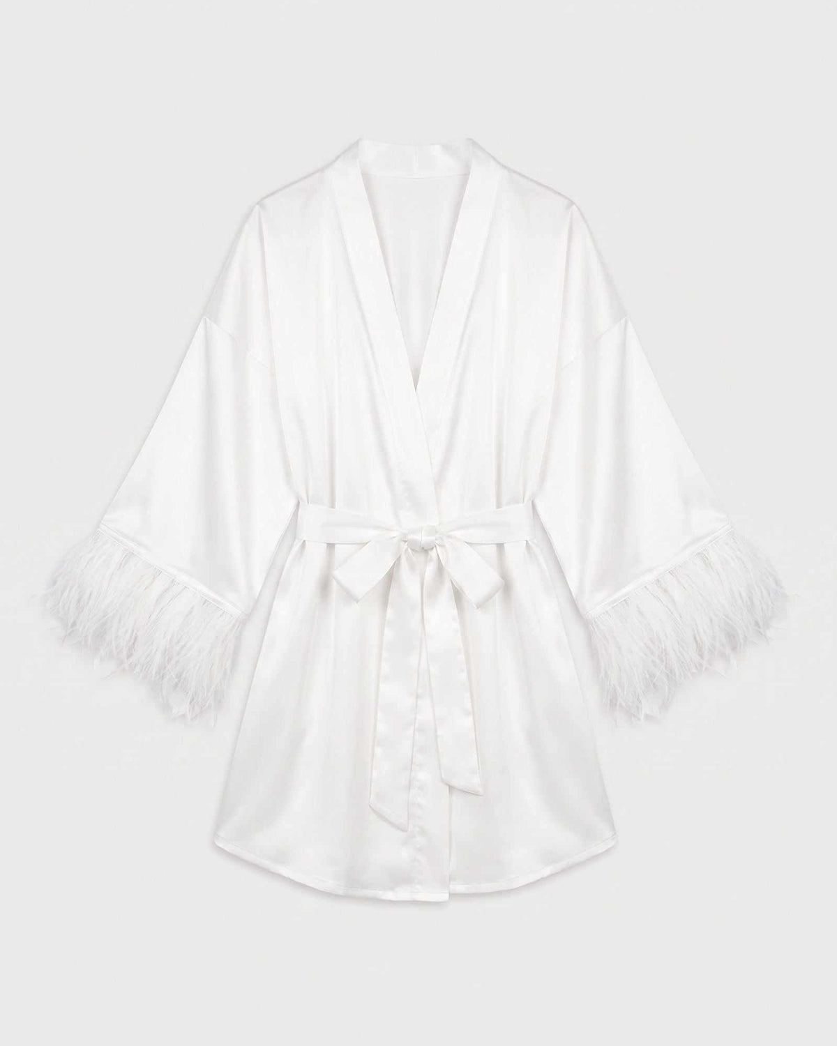 Peignoir Plume Femme