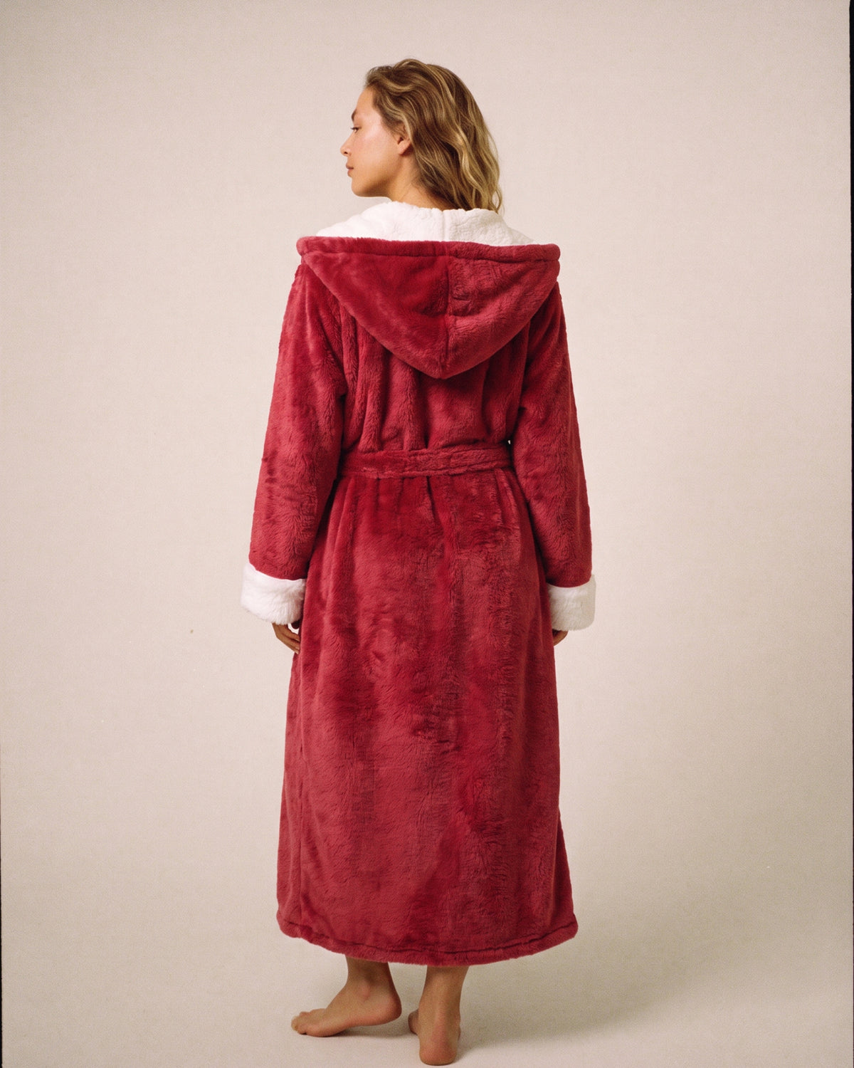 Peignoir Polaire Chaud Femme