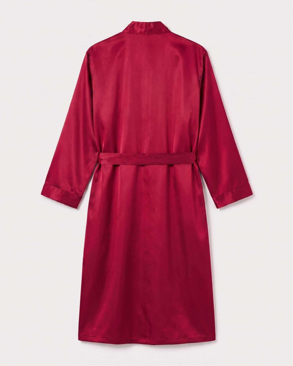 Peignoir Satin Homme Rouge