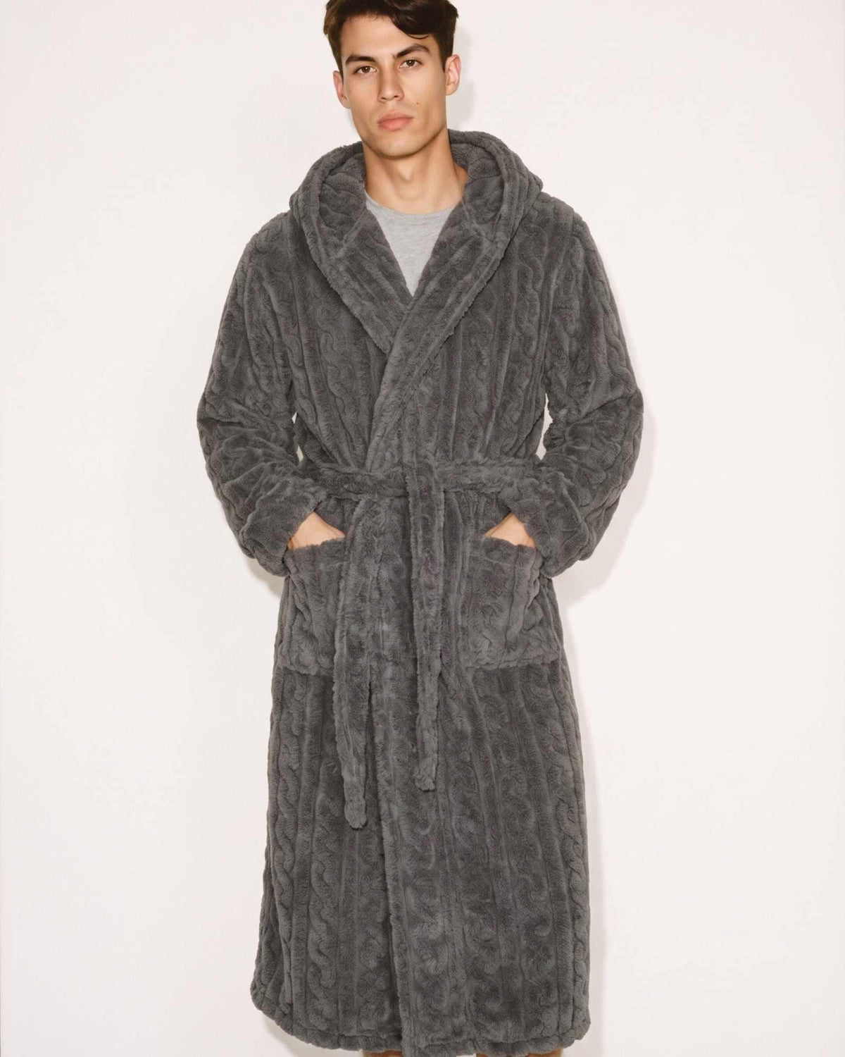 Robe de Chambre à Capuche Homme