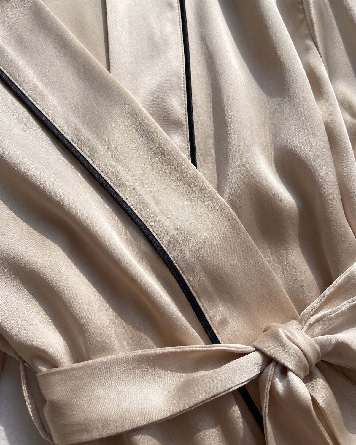 Robe de Chambre en Satin Femme Grande Taille