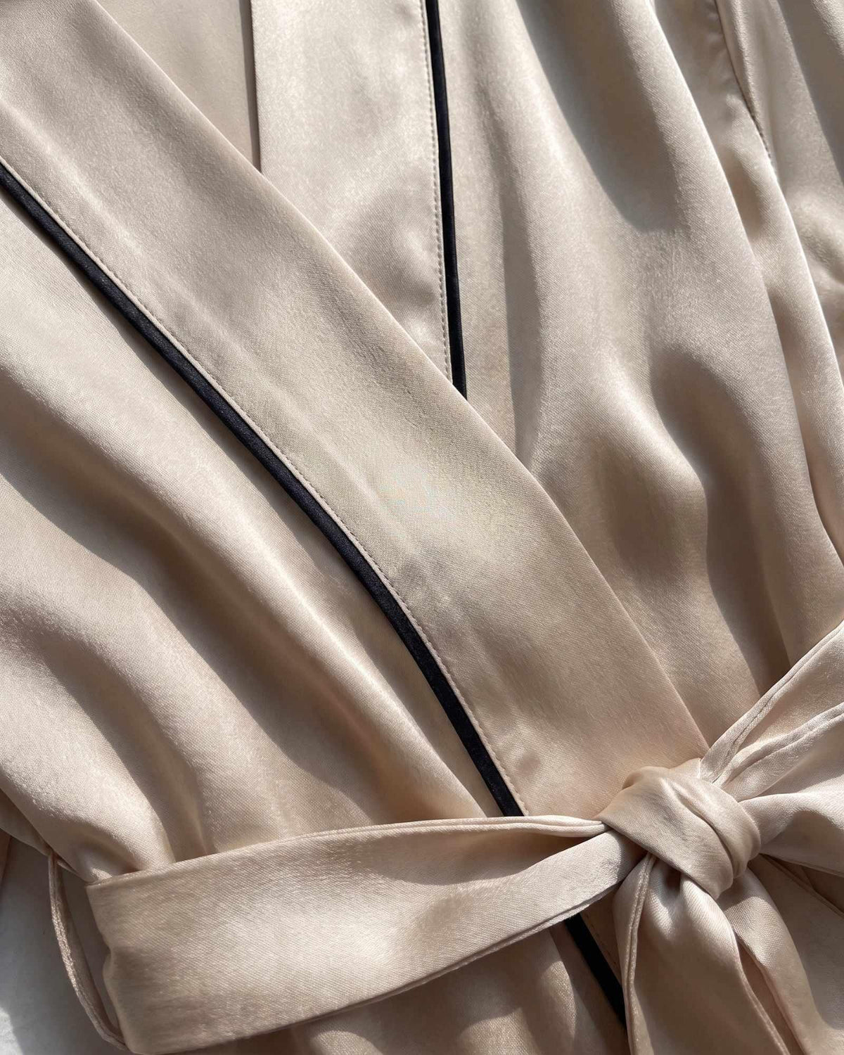 Robe de Chambre en Satin Femme Grande Taille