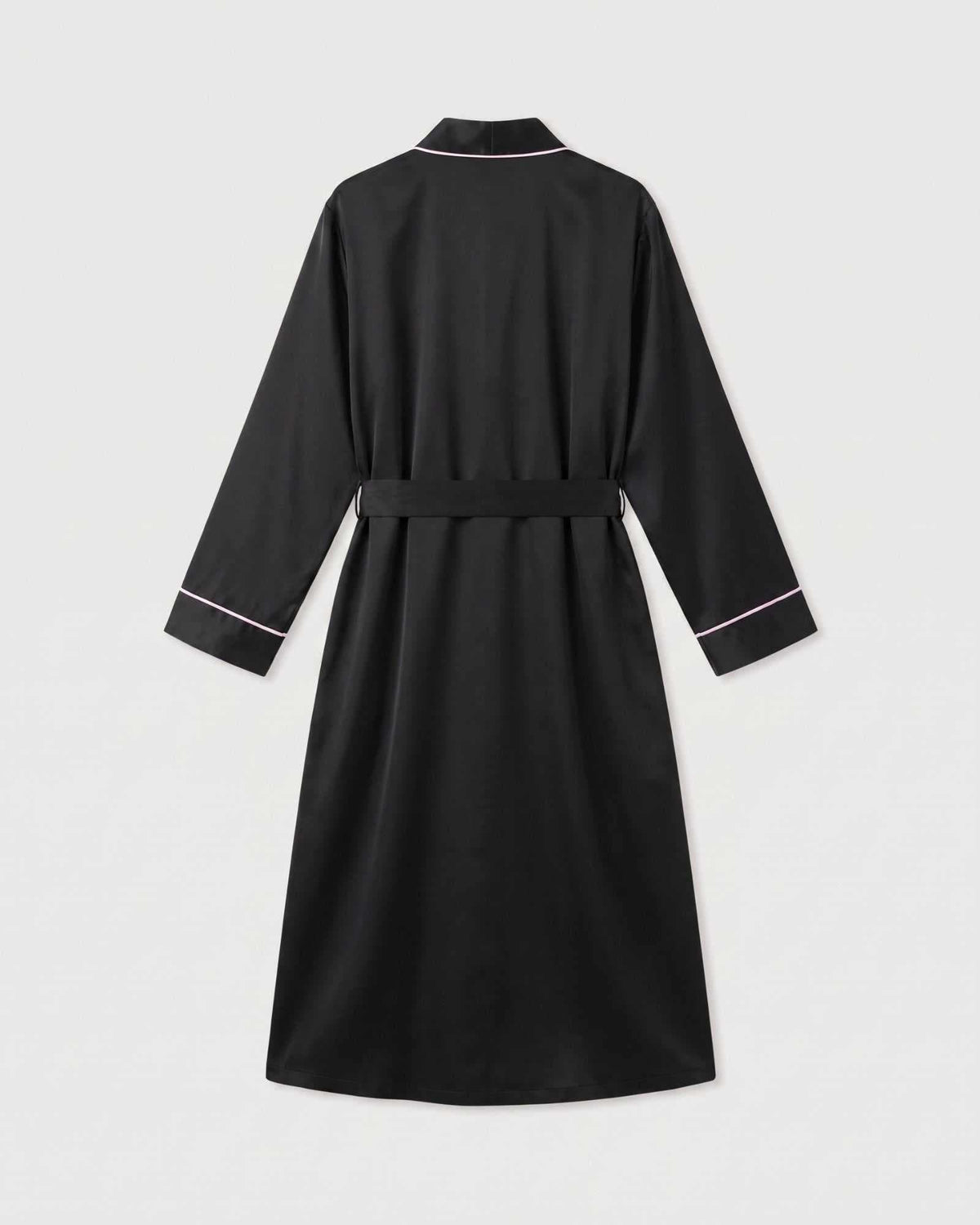 Robe de Chambre Femme Satin Noir