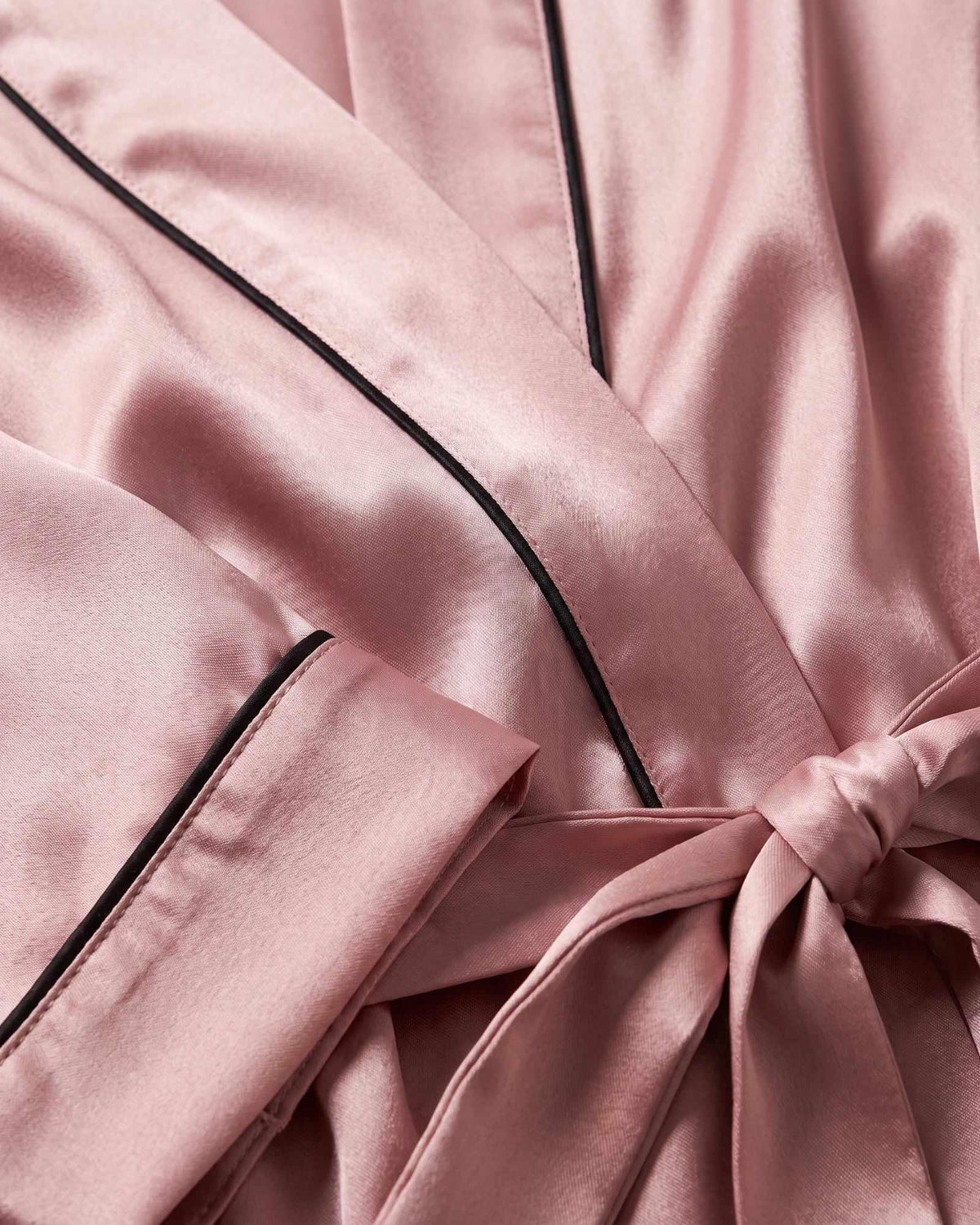 Robe de Chambre Satin Rose
