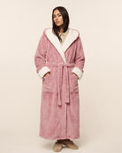 Peignoir Capuche Polaire Femme