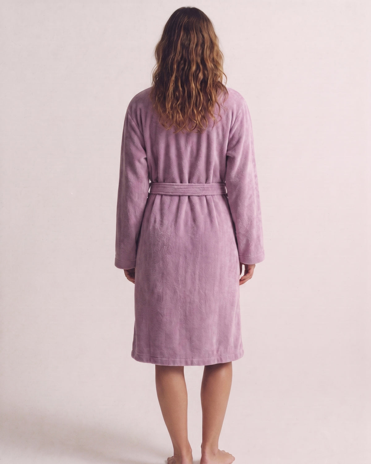 Peignoir Court Éponge Femme