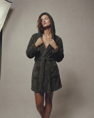 Peignoir Court Polaire Femme