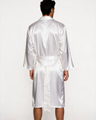 Peignoir Court Satin pour Homme​