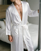 Peignoir Court Satin pour Homme​