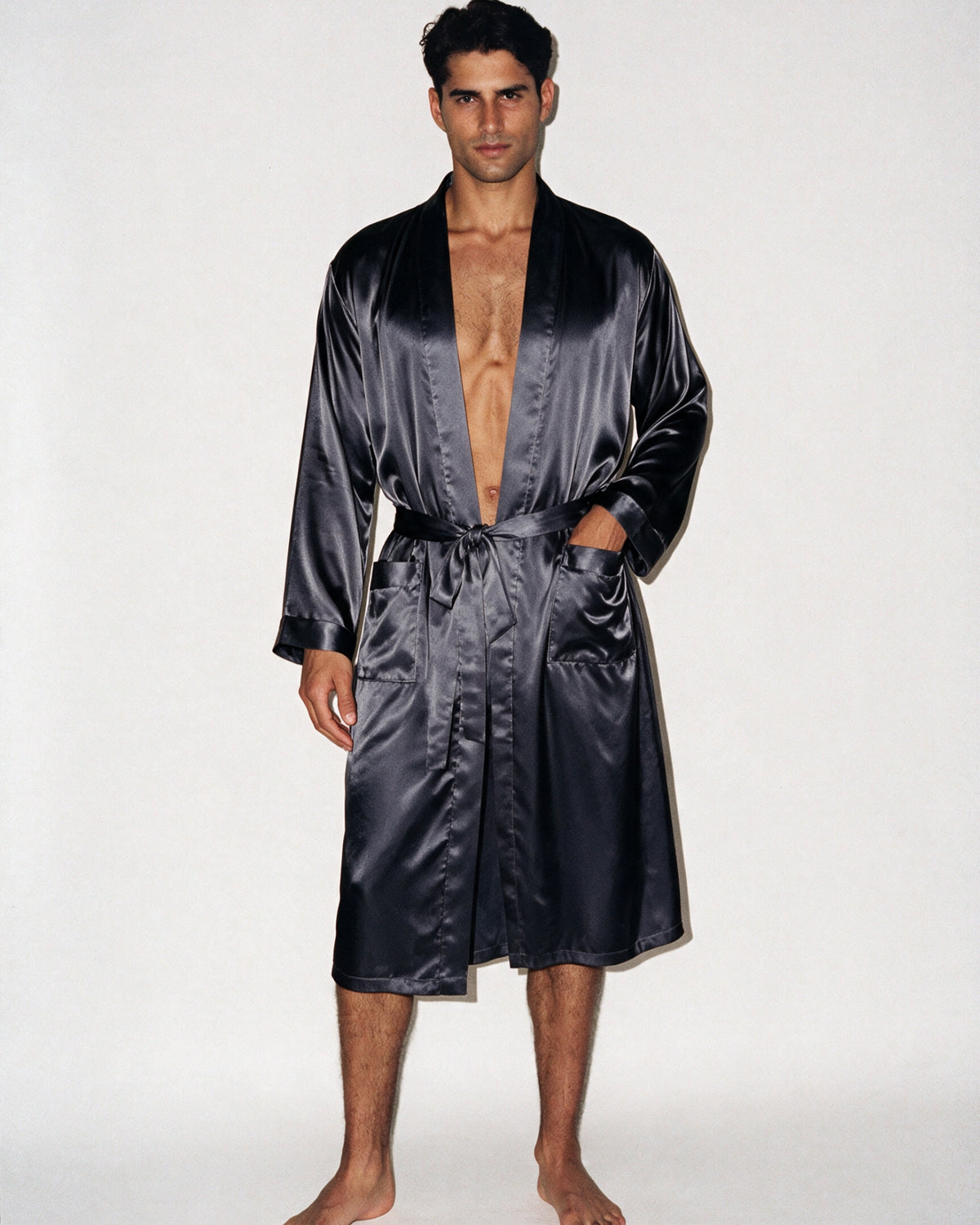 Peignoir d'été Satin pour Homme​