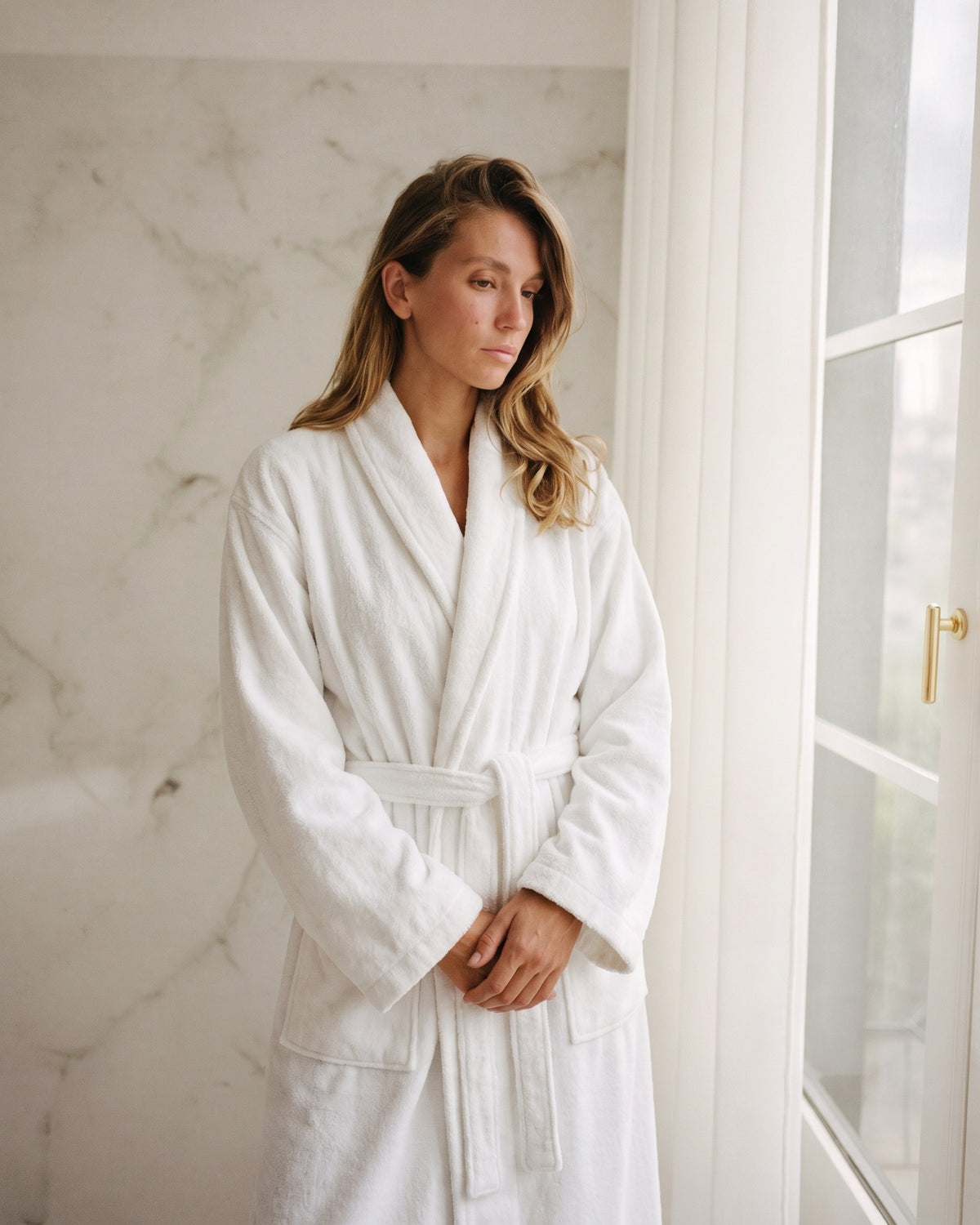 Peignoir de Bain Blanc