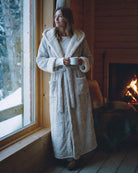 Peignoir Femme Chaud à Capuche