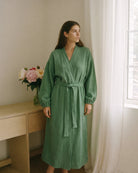 Peignoir Femme Coton Fin