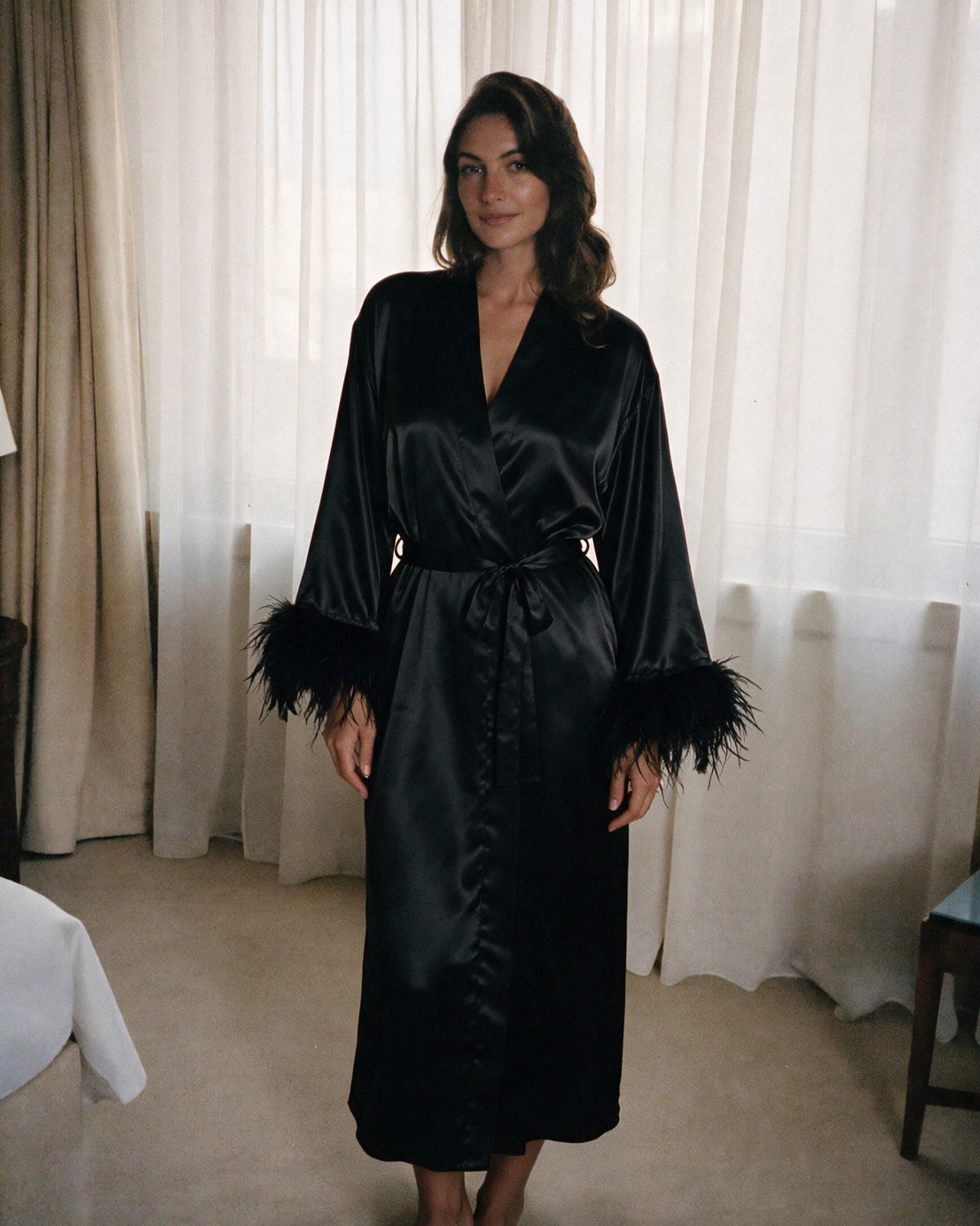Peignoir Femme Plume