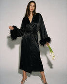 Peignoir Femme Plume
