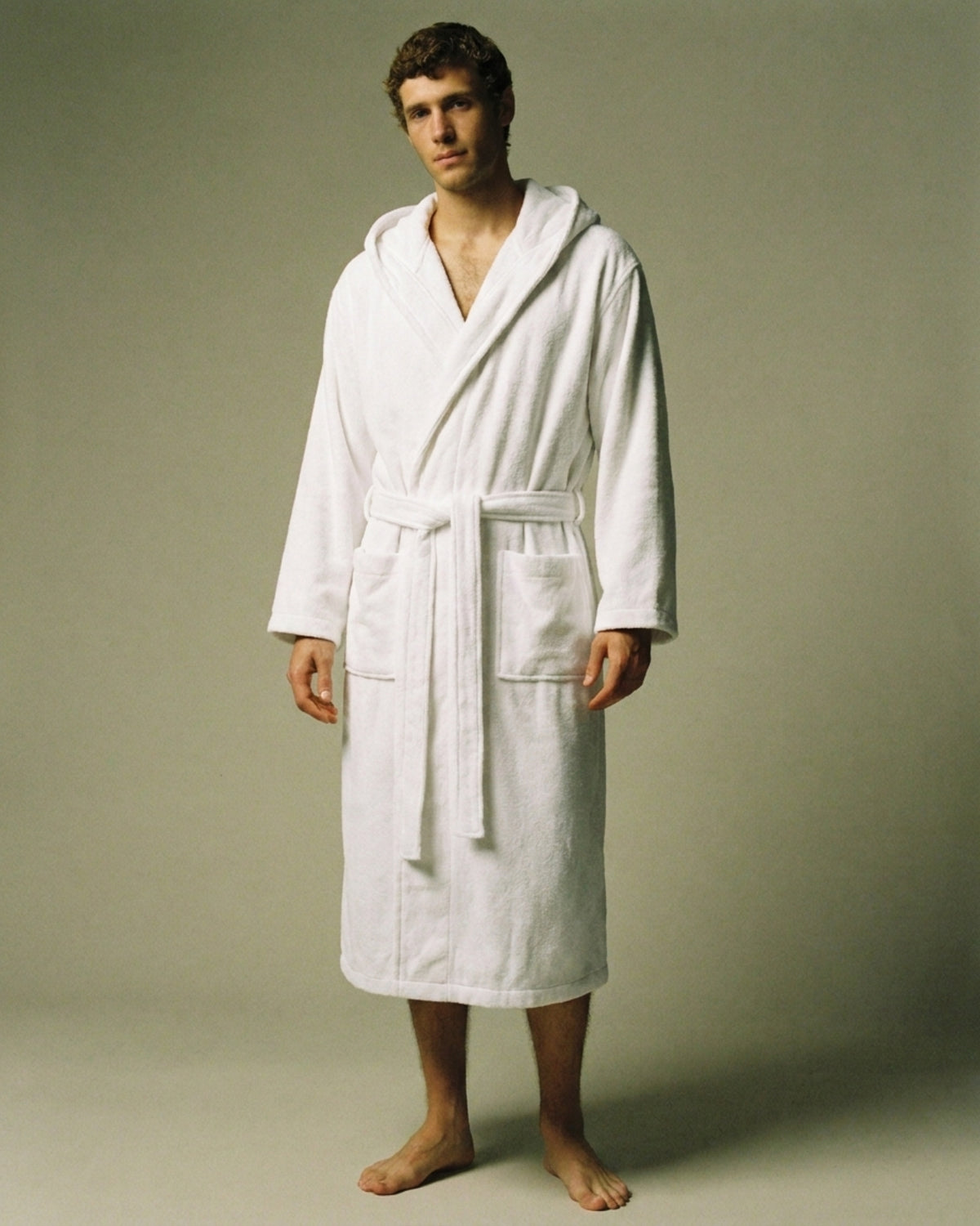 Peignoir Homme Blanc