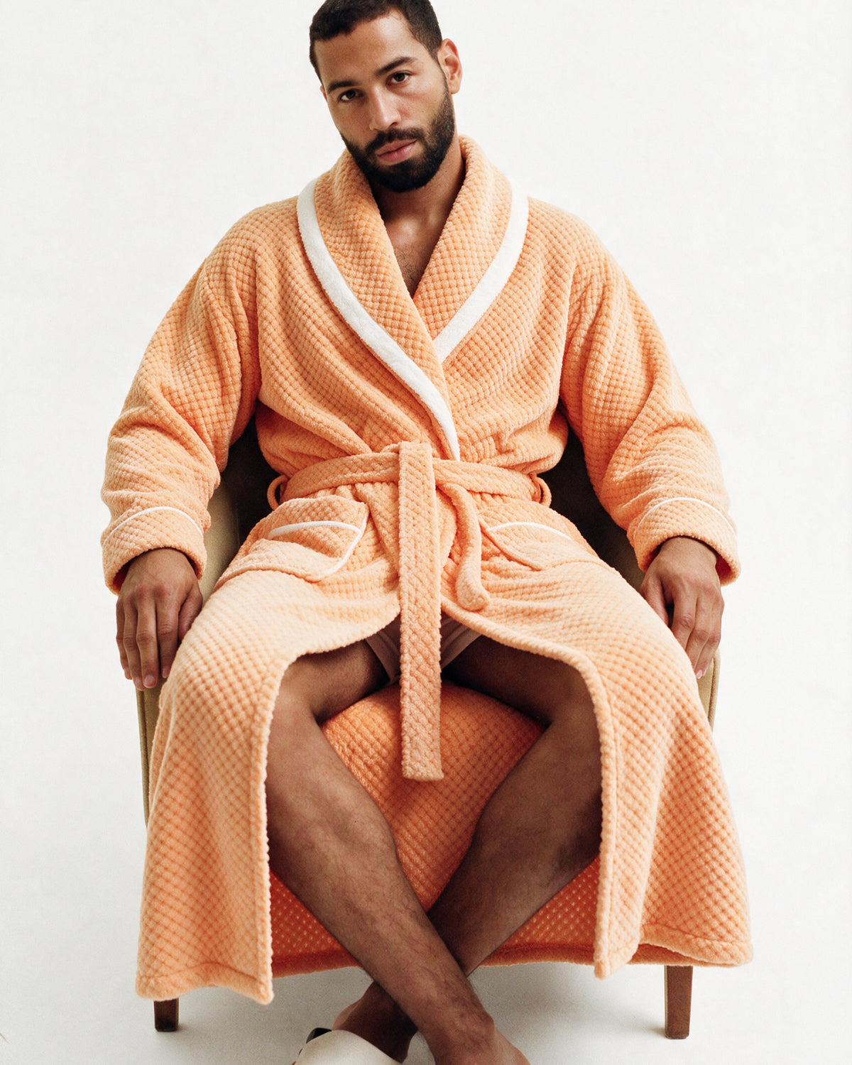 Peignoir Homme Orange