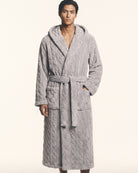 Peignoir Homme Polaire Gris