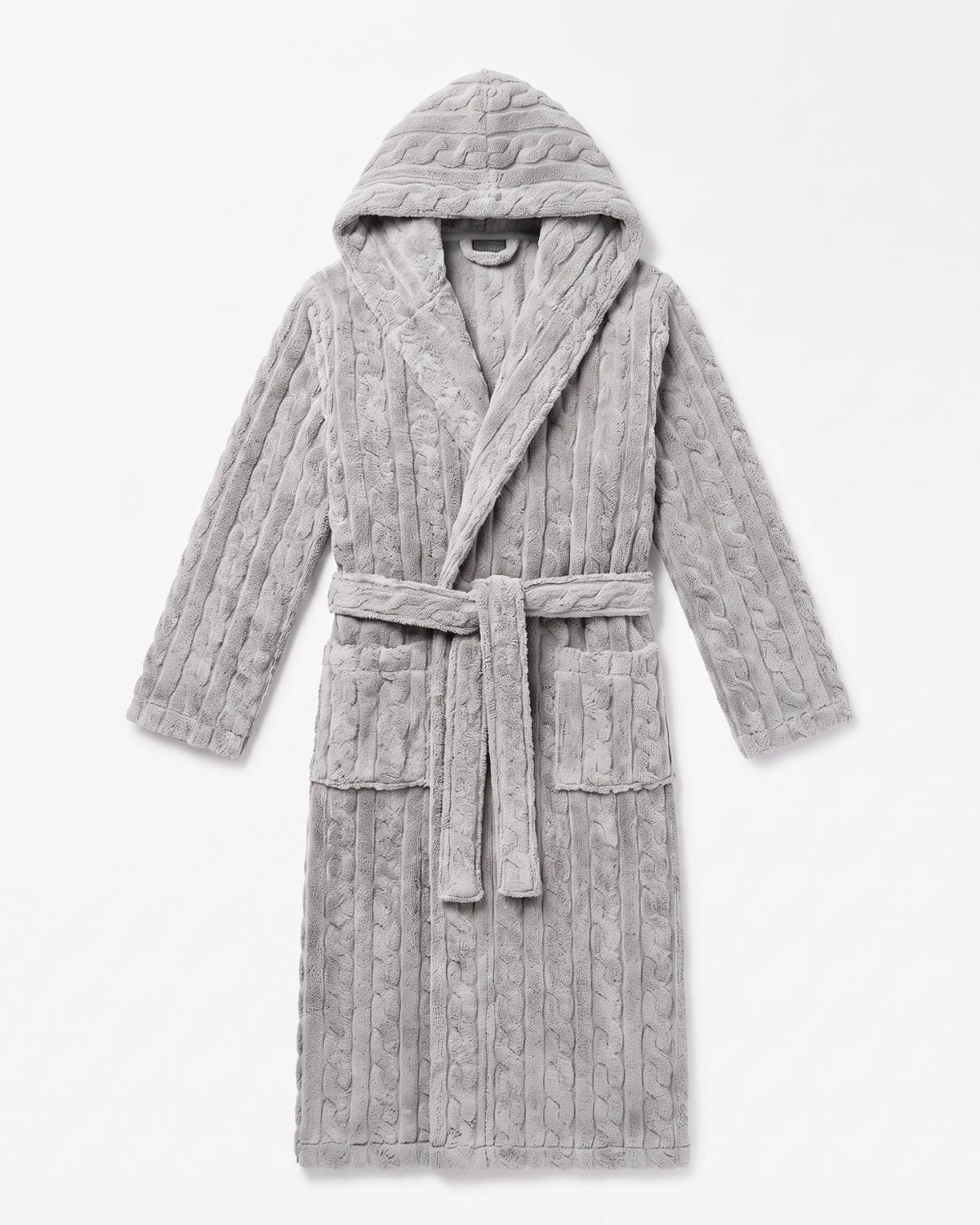 Peignoir Homme Polaire Gris