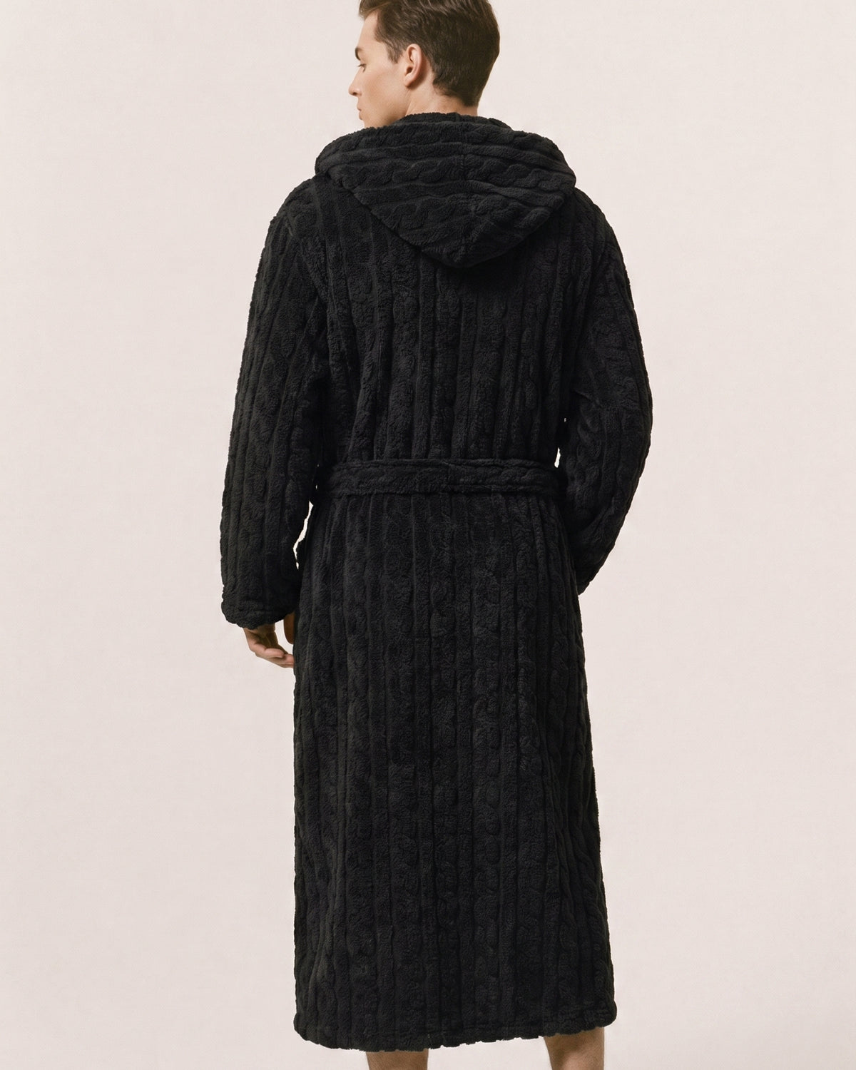Peignoir Homme Polaire Noir