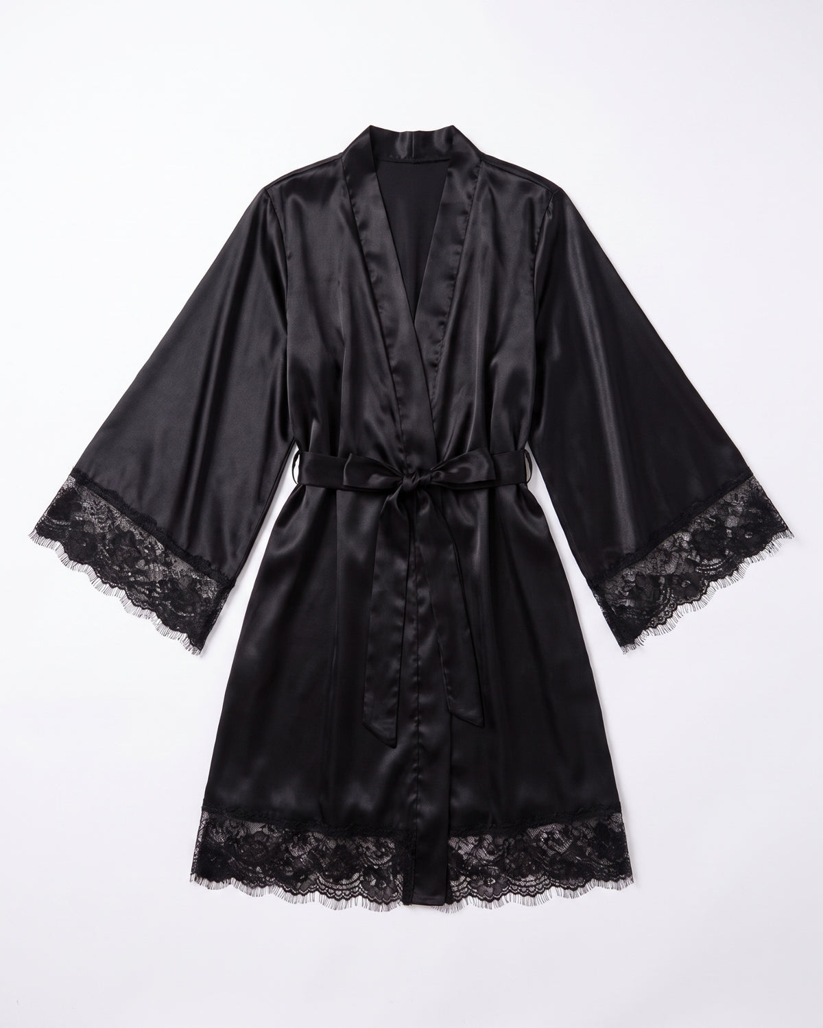 Peignoir-Kimono Satin Femme