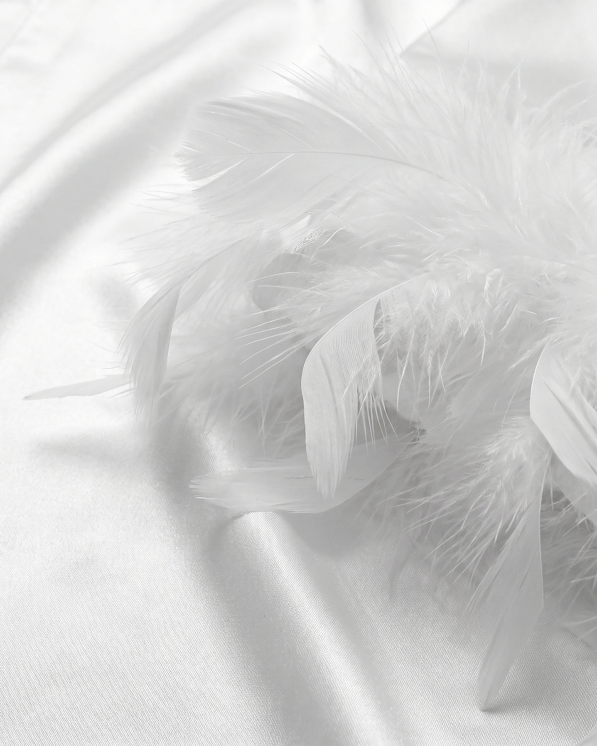 Peignoir Mariée Plume 