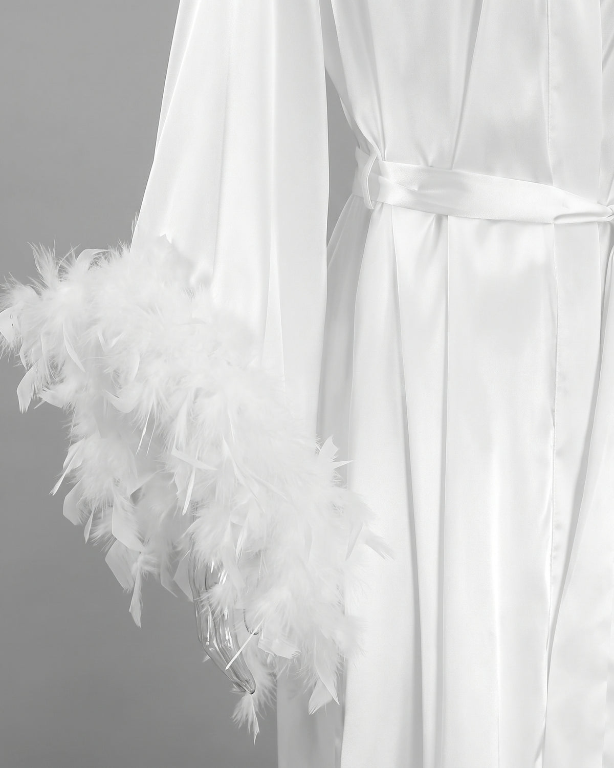 Peignoir Mariée Plume 